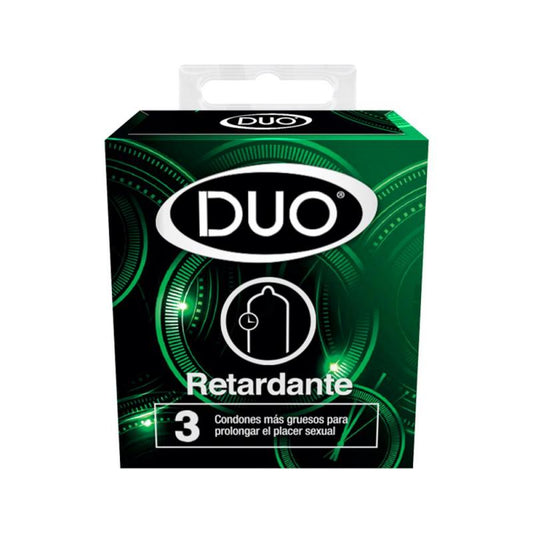 Condones Duo Retardante X 3 U