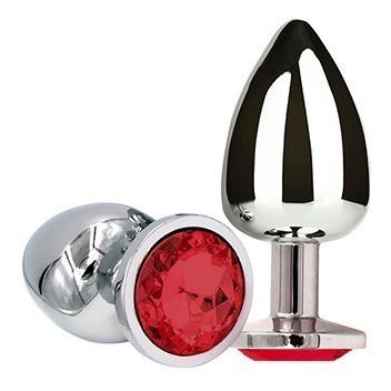 PLUG ANAL METALICO CON JOYA
