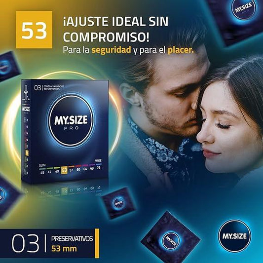 Condones My Size talla 53 - x3 uni