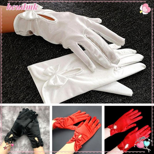 Guantes de web cam GIRl seda brillan