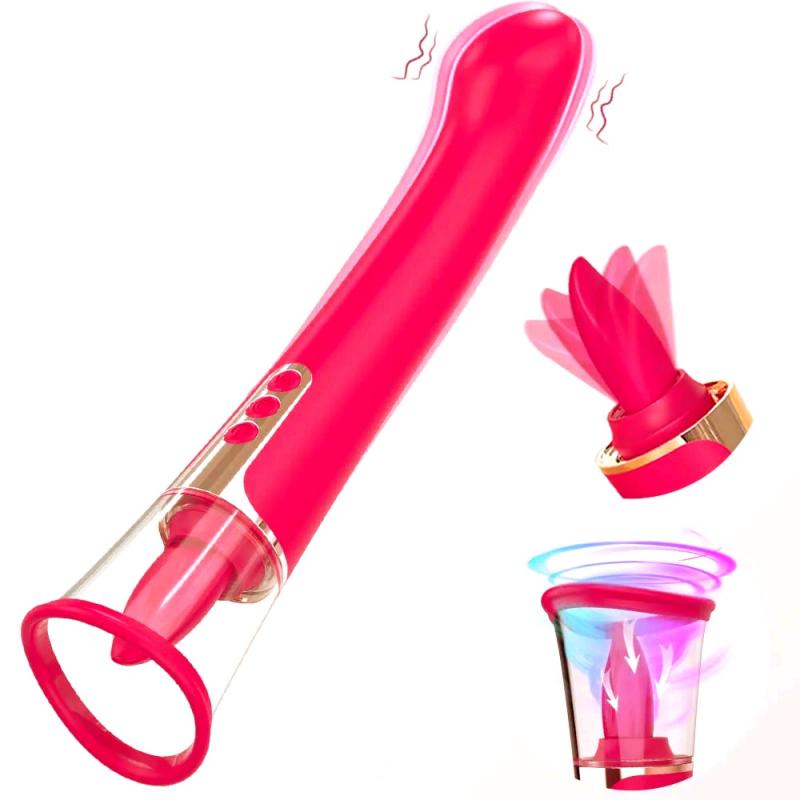 vibrador y succionador con lenguita