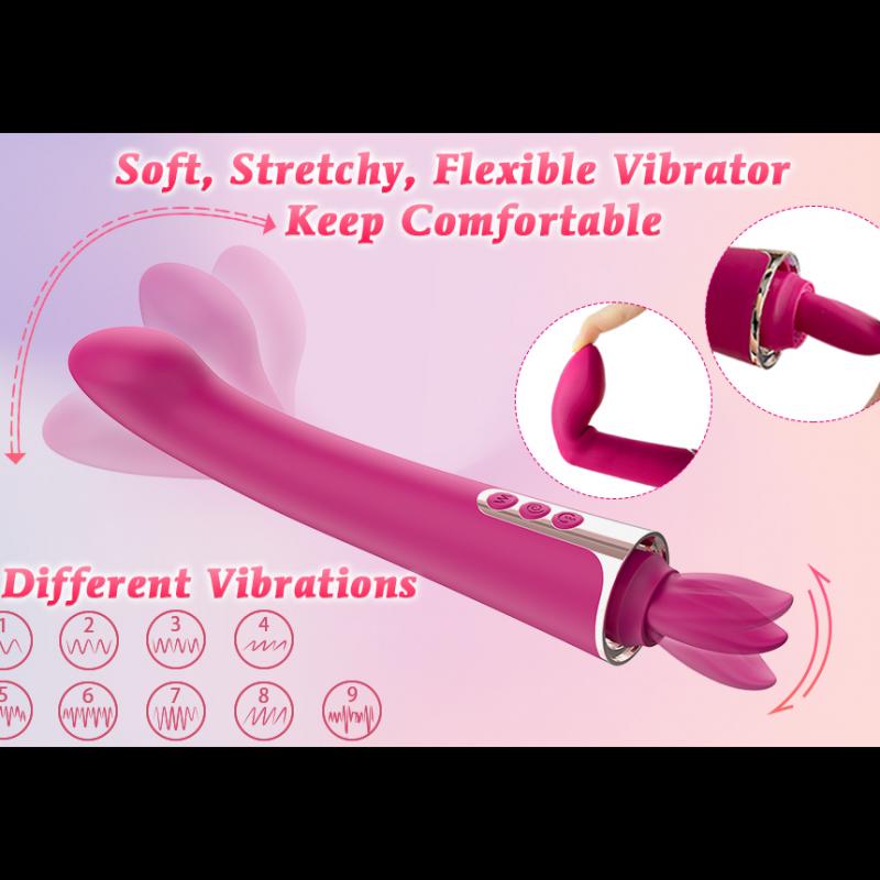vibrador y succionador con lenguita