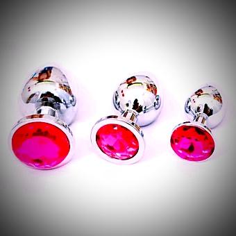 PLUG ANAL METALICO CON JOYA