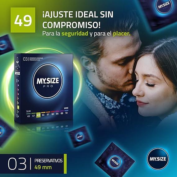 Condones My Size talla 49 - x3 uni