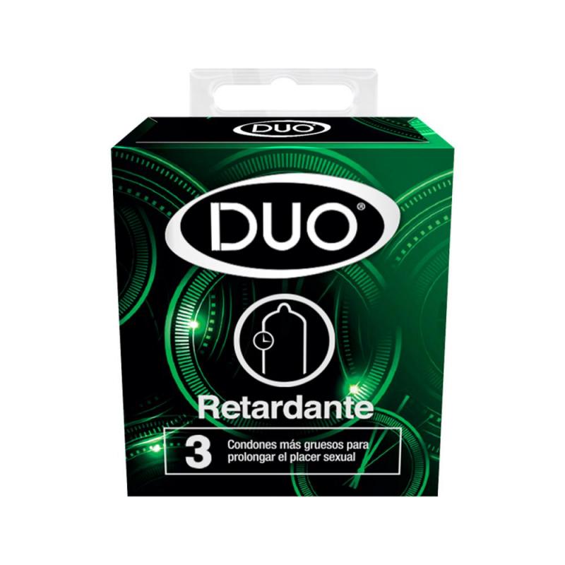 Condones Duo Retardante X 3 U