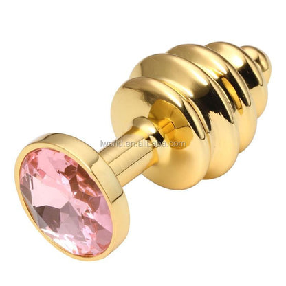 PLUG ANAL ACANALADO AVEJA DORADO