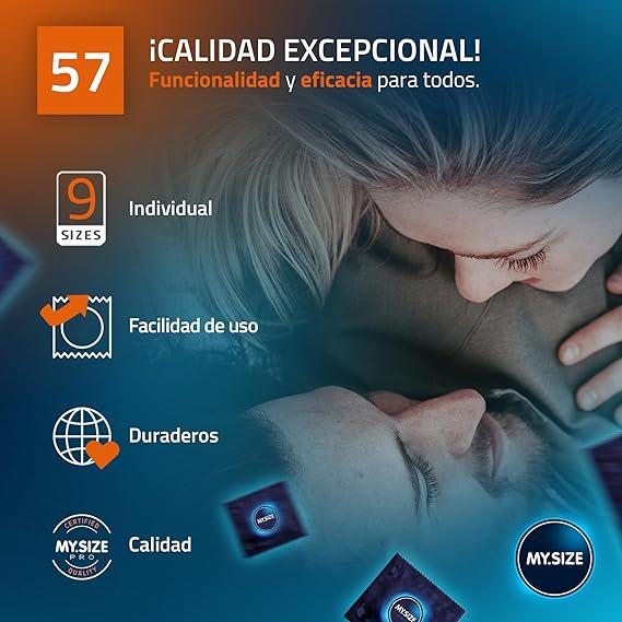 Condones My Size talla 57 - x3 uni