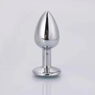 PLUG ANAL METALICO CON JOYA