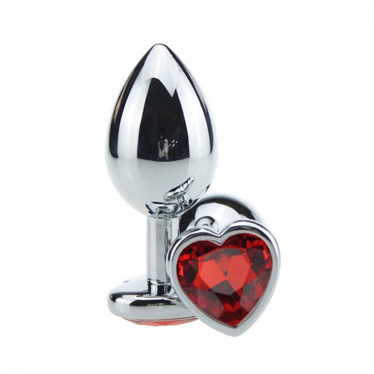 PLUG ANAL METÁLICO CORAZÓN