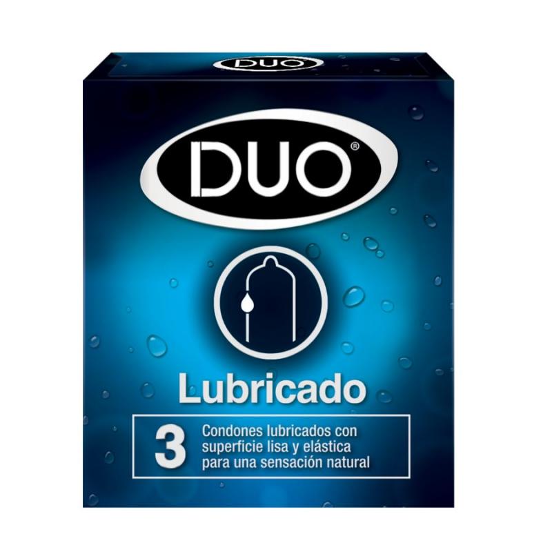 Condón Duo Lubricado X3und