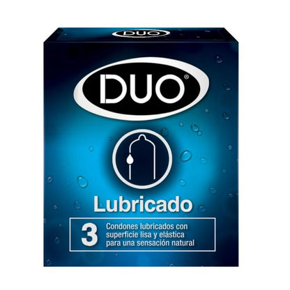 Condón Duo Lubricado X3und