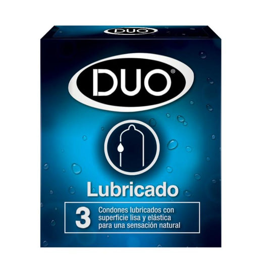 Condón Duo Lubricado X3und
