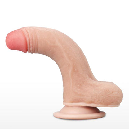 DILDO SLIDING SKIN DUAL LAYER DONG 8"