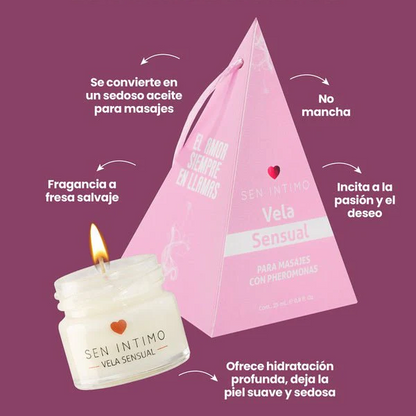 Vela Para Masajes X 25 Ml Sen Intimo