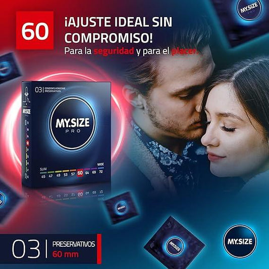 Condones My Size talla 60 - x3 uni