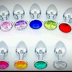 PLUG ANAL METALICO CON JOYA