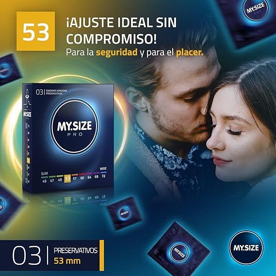 Condones My Size talla 53 - x3 uni