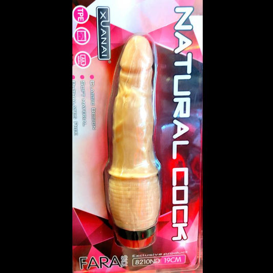 Natural cock vibrador 19Cm Fara toys