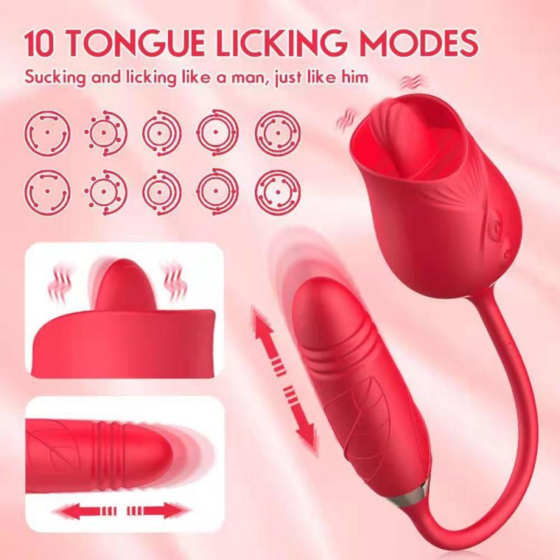 VIBRADOR ROSA LENGUITA FARA TOYS