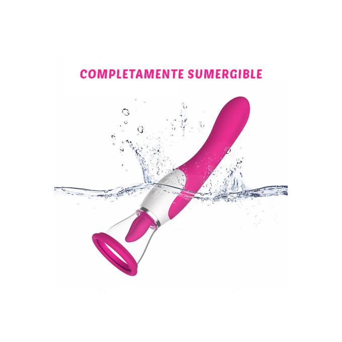 vibrador y succionador con lenguita