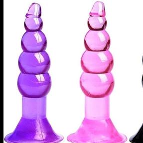 Plug Anal Con Bolitas Y Ventosa