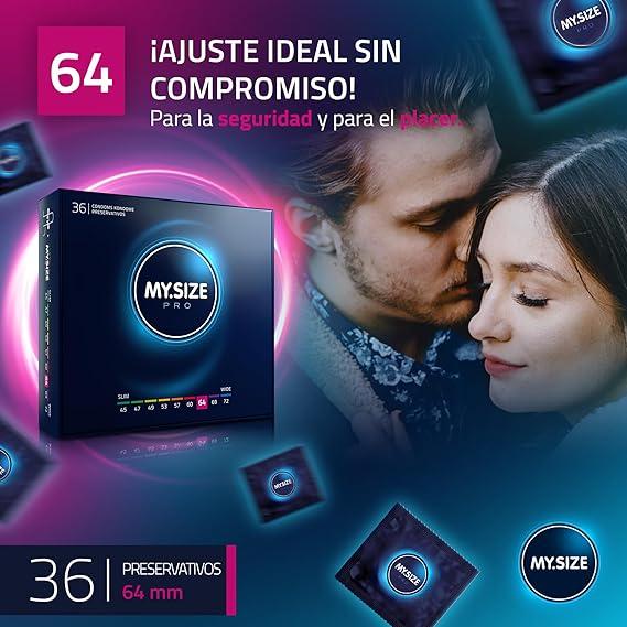 Condones My Size talla 64 - x3 uni