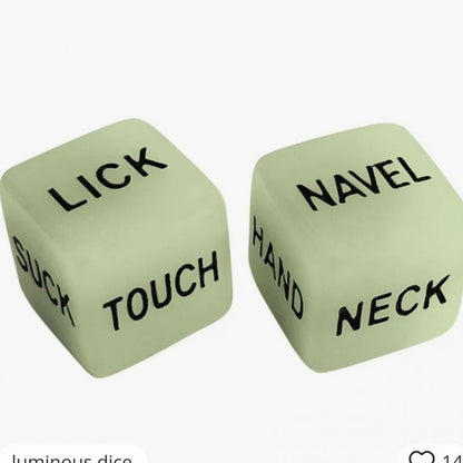 Dados luminosos SEX Dice